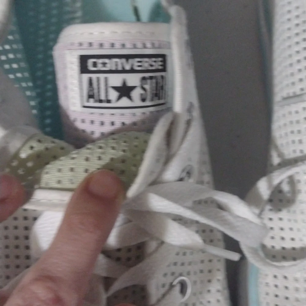 Youth Converse Perforated Sneakers size 6